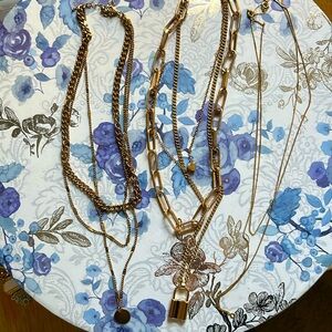 Gold necklace bundle